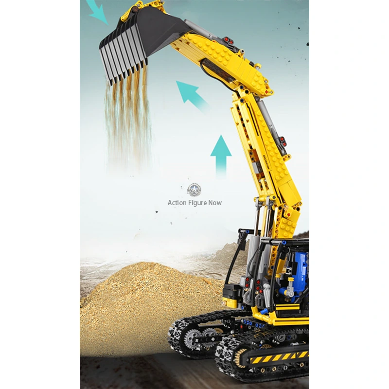 1829Pcs RC Excavator 1829Pcs RC Excavator
