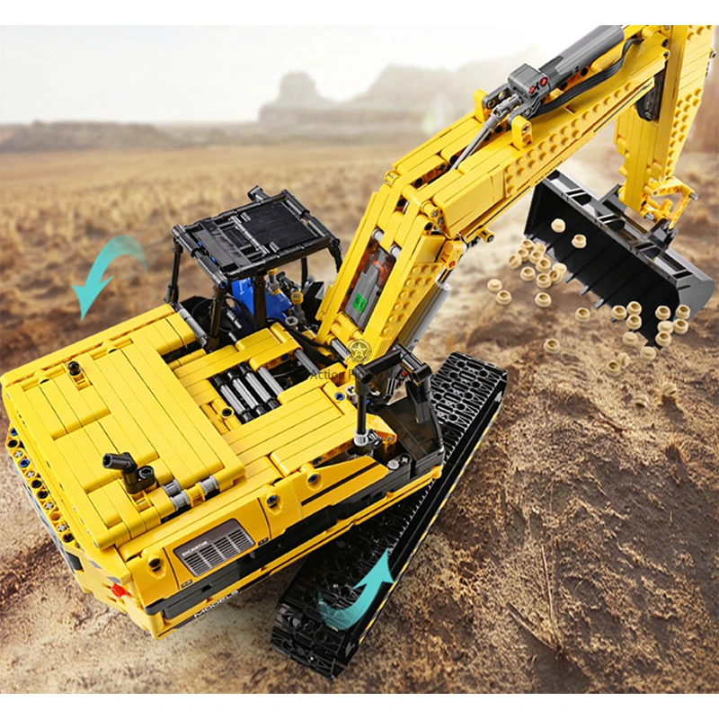 1829Pcs RC Excavator 1829Pcs RC Excavator