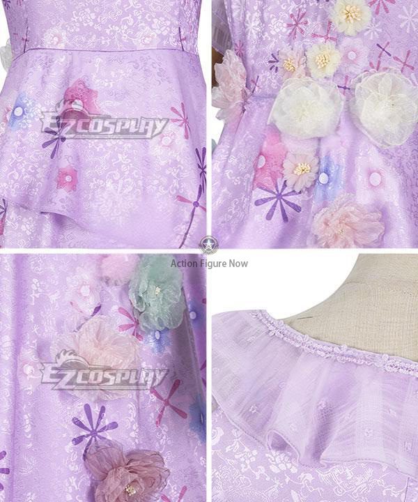 Isabela Madrigal Purple Cosplay Dress from Disney's Encanto Isabela Madrigal Purple Cosplay Dress from Disney's Encanto