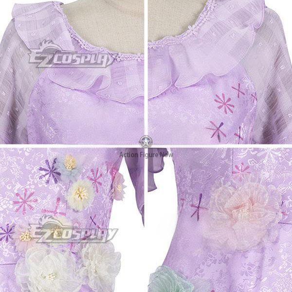 Isabela Madrigal Purple Cosplay Dress from Disney's Encanto