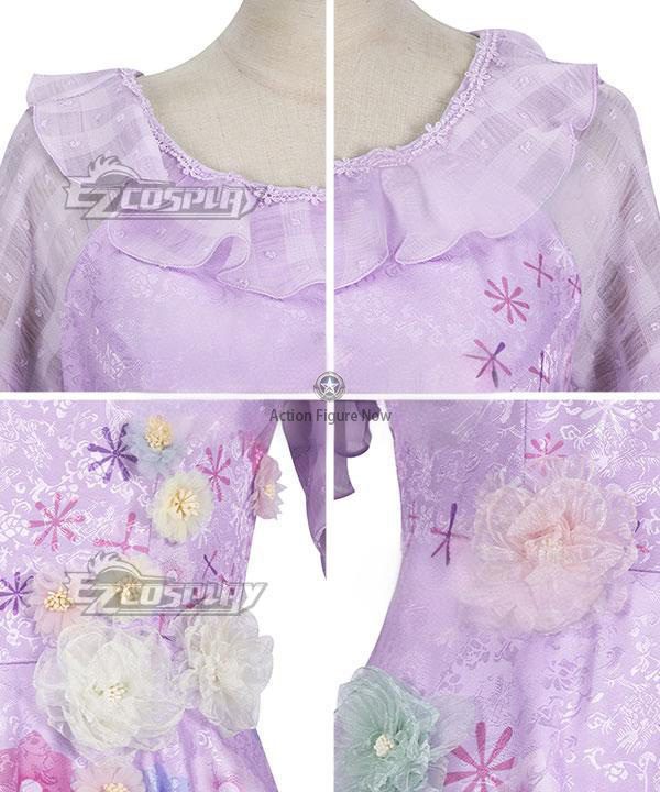 Isabela Madrigal Purple Cosplay Dress from Disney's Encanto
