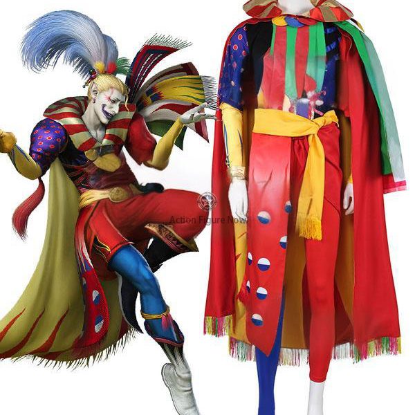Dissidia Final Fantasy NT: Kefka Cosplay Costume (FF6)