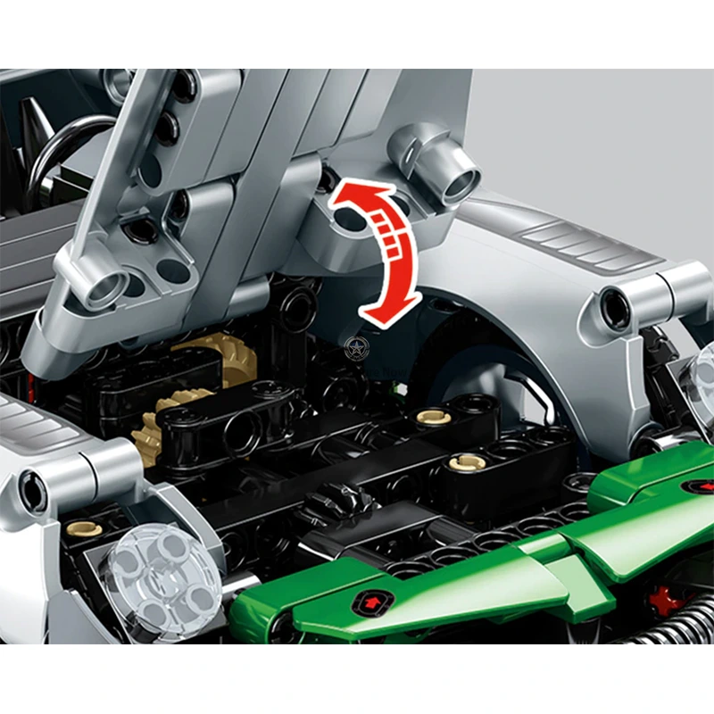 1016PCS German Hypercar Remote Control Building Blocks 1016PCS German Hypercar Remote Control Building Blocks
