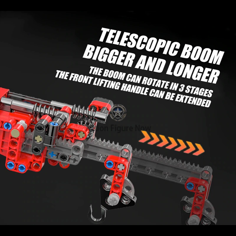 1/32 3925pcs Remote Control Crane Truck Building Blocks 1/32 3925pcs Remote Control Crane Truck Building Blocks