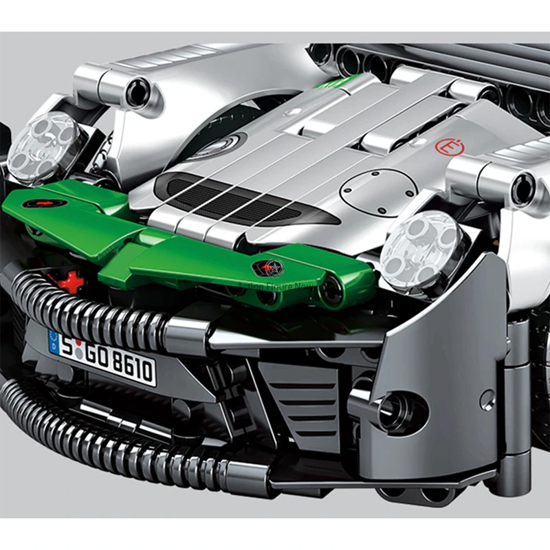 1016PCS German Hypercar Remote Control Building Blocks 1016PCS German Hypercar Remote Control Building Blocks