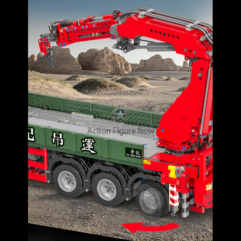 1/32 3925pcs Remote Control Crane Truck Building Blocks 1/32 3925pcs Remote Control Crane Truck Building Blocks