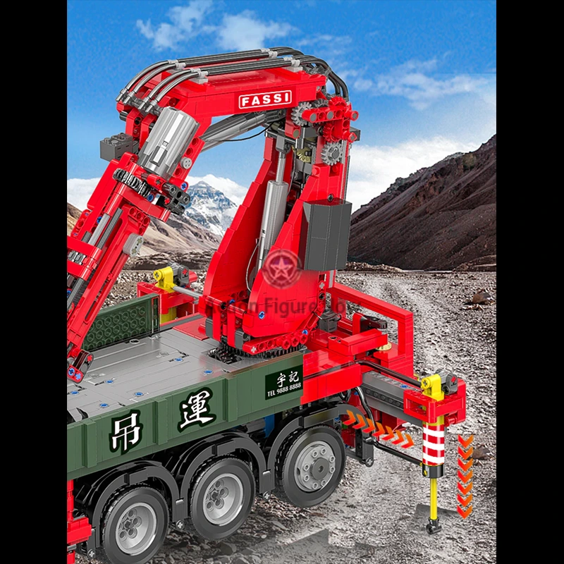 1/32 3925pcs Remote Control Crane Truck Building Blocks 1/32 3925pcs Remote Control Crane Truck Building Blocks