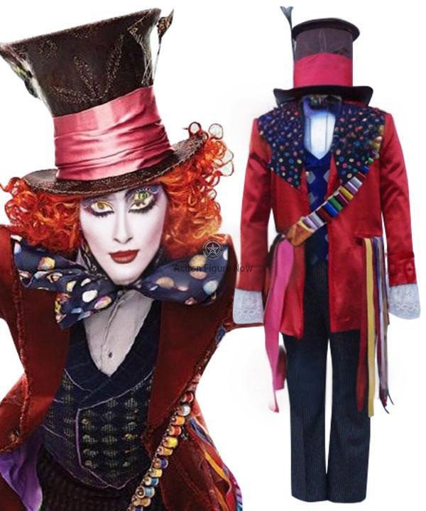 Mad Hatter Costume - Alice in Wonderland Through the Looking Glass Cosplay Outfit Mad Hatter Costume - Alice in Wonderland Through the Looking Glass Cosplay Outfit