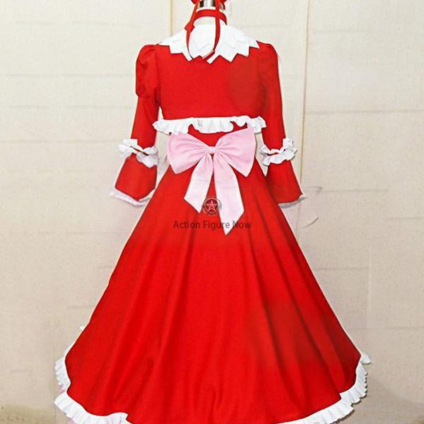 Black Butler Elizabeth Midford Red Lolita Cosplay Dress