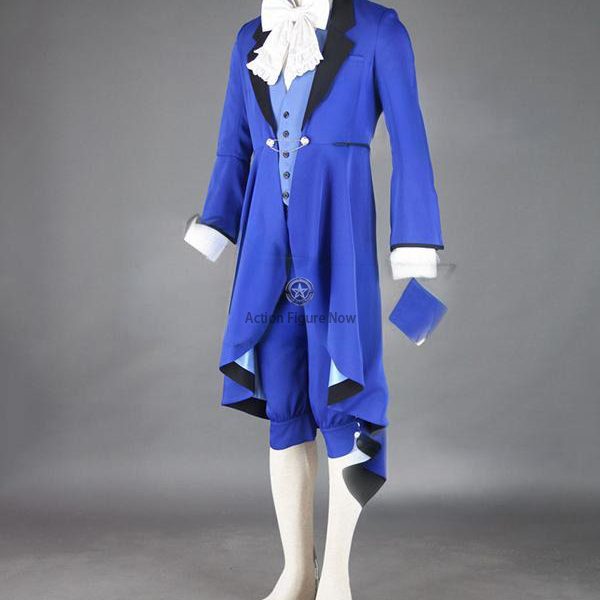 Black Butler Kuroshitsuji Ciel Phantomhive Blue Evening Suit Cosplay Costume