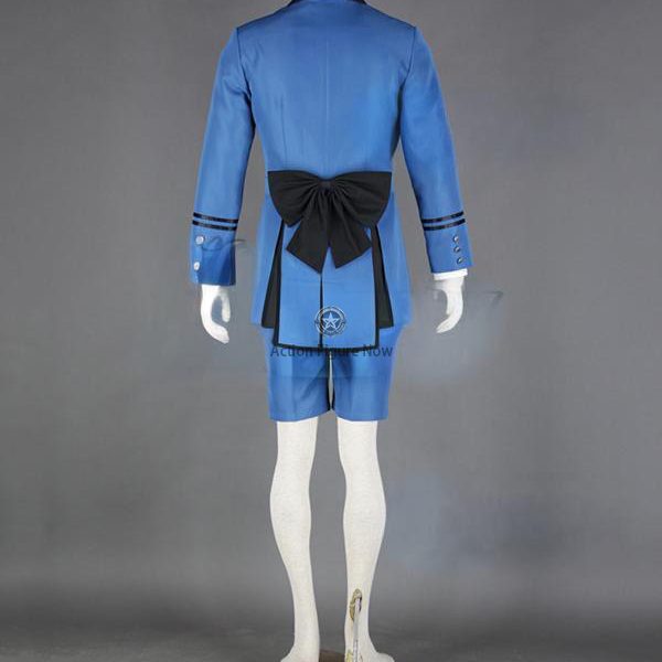 Black Butler Ciel Phantomhive Blue Butler Uniform Cosplay Costume