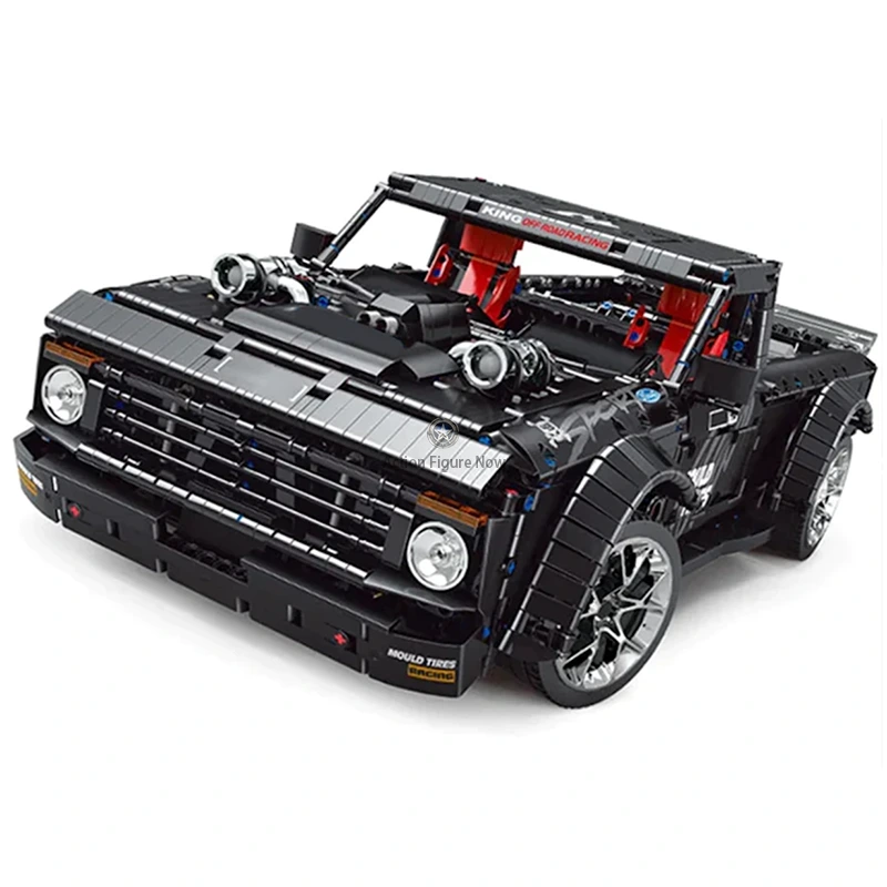 Remote Controlled Lowered Pickup Truck with 3694 Pieces Remote Controlled Lowered Pickup Truck with 3694 Pieces