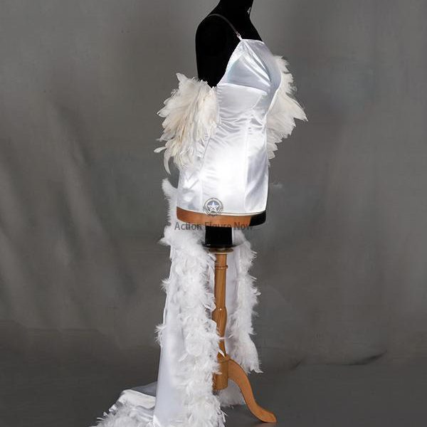 Final Fantasy X Yuna Wedding Dress Cosplay Costume