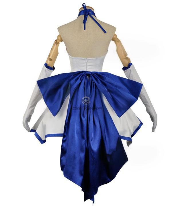 Fate Extella: Saber Nero Claudius Caesar Augustus Germanicus Blue Evening Dress Cosplay Costume Fate Extella: Saber Nero Claudius Caesar Augustus Germanicus Blue Evening Dress Cosplay Costume