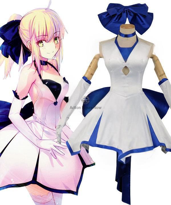 Fate Extella: Saber Nero Claudius Caesar Augustus Germanicus Blue Evening Dress Cosplay Costume Fate Extella: Saber Nero Claudius Caesar Augustus Germanicus Blue Evening Dress Cosplay Costume