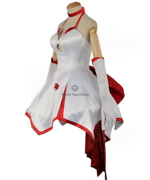 Fate/Extella - Nero Claudius Caesar Augustus Germanicus Red Evening Dress Cosplay Costume Fate/Extella - Nero Claudius Caesar Augustus Germanicus Red Evening Dress Cosplay Costume