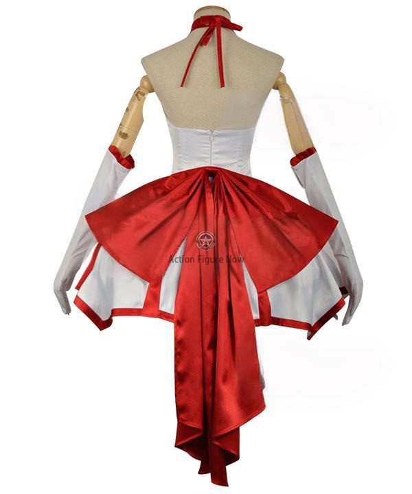 Fate/Extella - Nero Claudius Caesar Augustus Germanicus Red Evening Dress Cosplay Costume Fate/Extella - Nero Claudius Caesar Augustus Germanicus Red Evening Dress Cosplay Costume