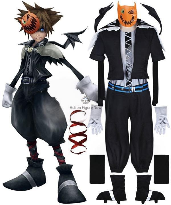 Halloween Town Sora Cosplay Costume from Kingdom Hearts 2 Halloween Town Sora Cosplay Costume from Kingdom Hearts 2