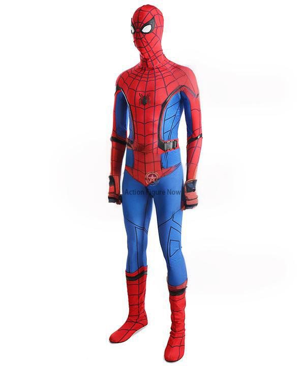Spider-Man Homecoming Peter Parker Halloween Cosplay Costume without Boots - Marvel Superhero Spiderman Suit Spider-Man Homecoming Peter Parker Halloween Cosplay Costume without Boots - Marvel Superhero Spiderman Suit