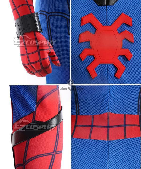 Spider-Man Homecoming Peter Parker Halloween Cosplay Costume without Boots - Marvel Superhero Spiderman Suit Spider-Man Homecoming Peter Parker Halloween Cosplay Costume without Boots - Marvel Superhero Spiderman Suit
