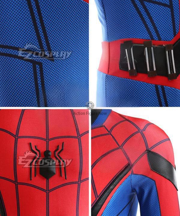 Spider-Man Homecoming Peter Parker Halloween Cosplay Costume without Boots - Marvel Superhero Spiderman Suit Spider-Man Homecoming Peter Parker Halloween Cosplay Costume without Boots - Marvel Superhero Spiderman Suit