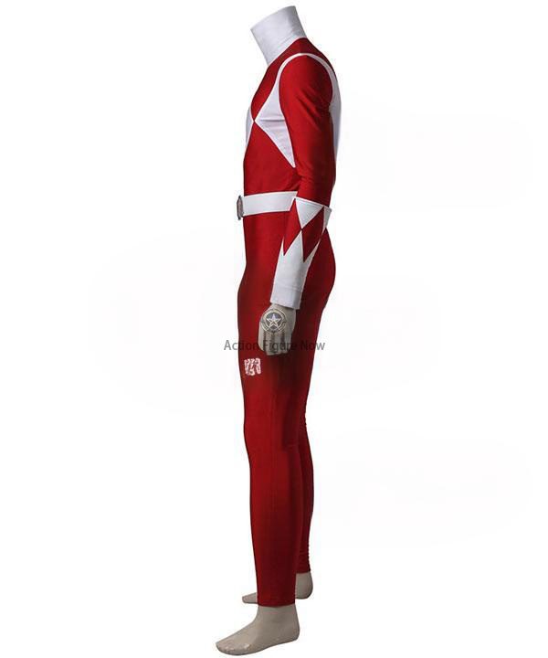 Red Ranger Costume from Mighty Morphin Power Rangers - Cosplay Outfit Excluding Boots Red Ranger Costume from Mighty Morphin Power Rangers - Cosplay Outfit Excluding Boots