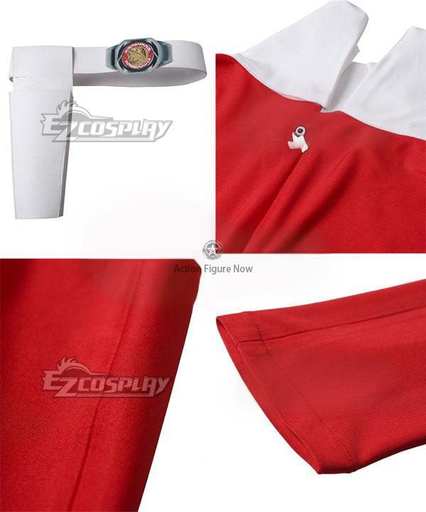 Red Ranger Costume from Mighty Morphin Power Rangers - Cosplay Outfit Excluding Boots Red Ranger Costume from Mighty Morphin Power Rangers - Cosplay Outfit Excluding Boots
