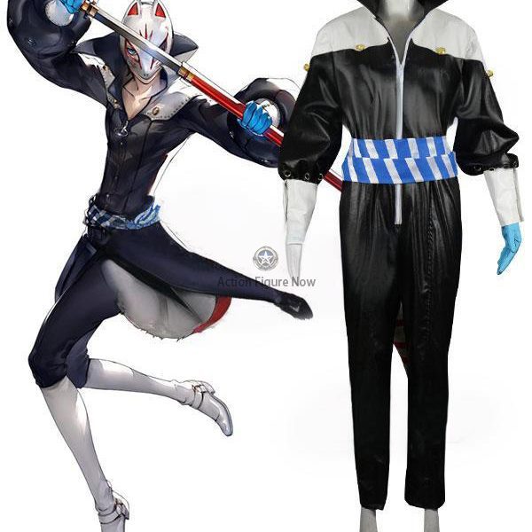 Persona 5 Fox Yusuke Kitagawa Cosplay Costume - Faux Leather