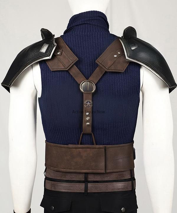 Zack Fair Crisis Core Cloud Strife Cosplay Costume from Final Fantasy VII Remake Rebirth Zack Fair Crisis Core Cloud Strife Cosplay Costume from Final Fantasy VII Remake Rebirth