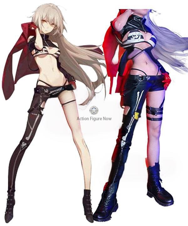 Fate/Grand Order FGO Ruler Joan of Arc Jeanne Moon Goddess Event Cosplay Outfit
