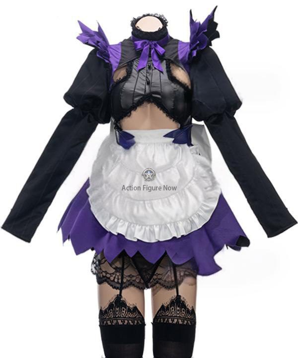 Fate/Grand Order: Lancer Alter Artoria Pendragon Maid Black Cosplay Costume EFN0485 Fate/Grand Order: Lancer Alter Artoria Pendragon Maid Black Cosplay Costume EFN0485