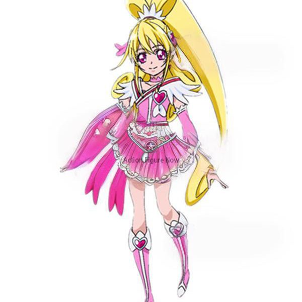 Cure Rosetta Heart Kenzaki Makoto Cosplay Costume from Doki Doki! Pretty Cure