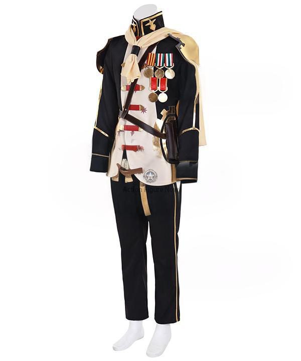 Final Fantasy Type-0 Ace Military Fatigues Cosplay Costume Final Fantasy Type-0 Ace Military Fatigues Cosplay Costume