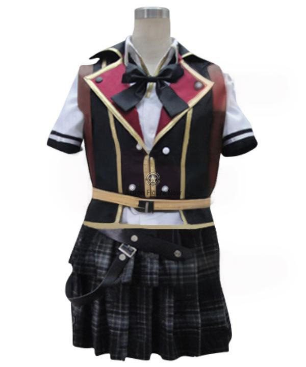 Final Fantasy Type-0 Cater Summer Uniform Cosplay Final Fantasy Type-0 Cater Summer Uniform Cosplay