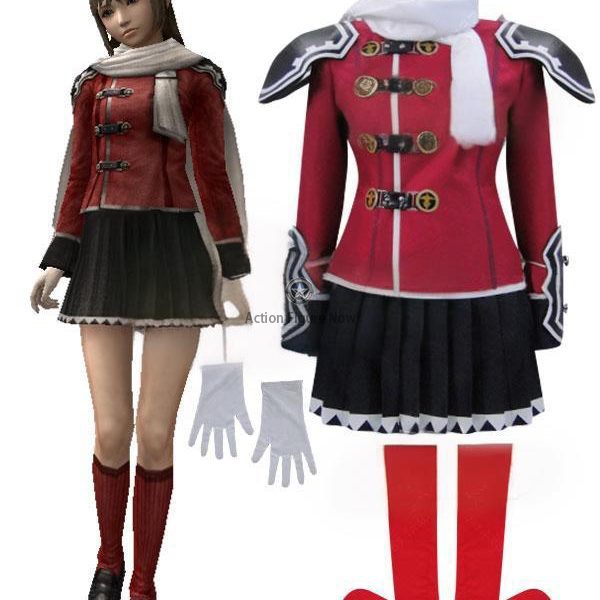 Ace Summer Uniform Cosplay Costume from Final Fantasy Type-0