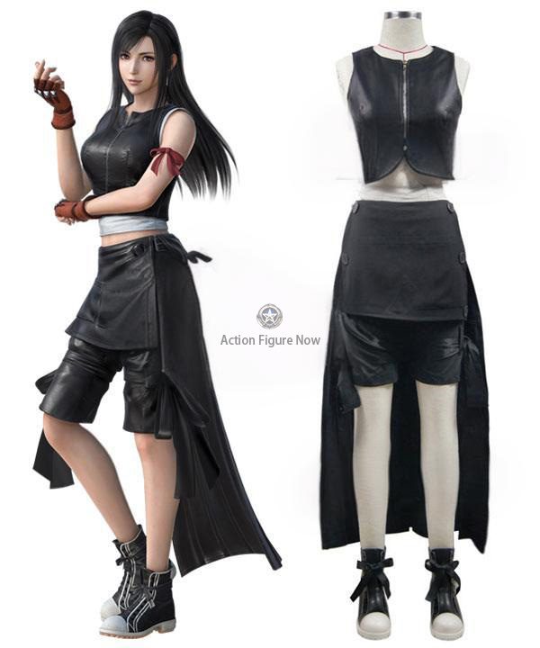 Final Fantasy VII: Advent Children Tifa Lockhart Black Cosplay Set Final Fantasy VII: Advent Children Tifa Lockhart Black Cosplay Set