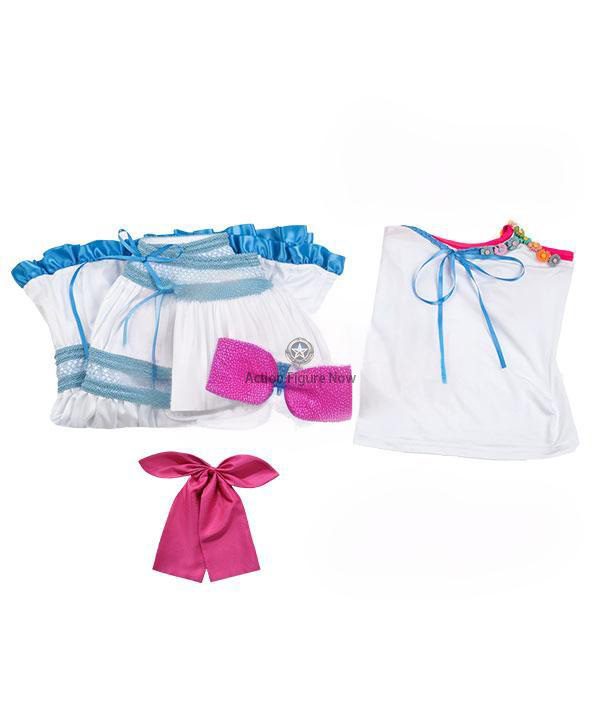 Aerith Gainsborough Blue and White Cosplay Dress from Final Fantasy VII Rebirth Aerith Gainsborough Blue and White Cosplay Dress from Final Fantasy VII Rebirth