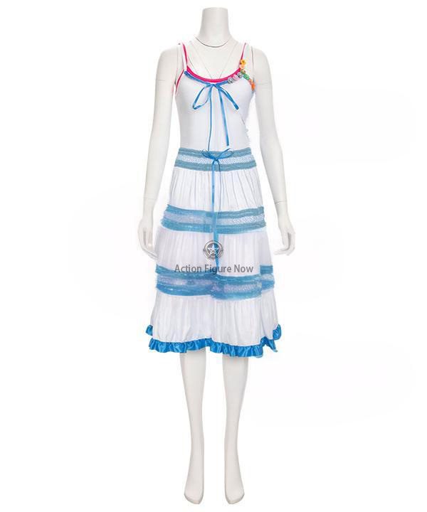 Aerith Gainsborough Blue and White Cosplay Dress from Final Fantasy VII  Rebirth