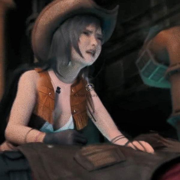 Tifa Lockhart Cowgirl Cosplay Costume from Final Fantasy VII Remake