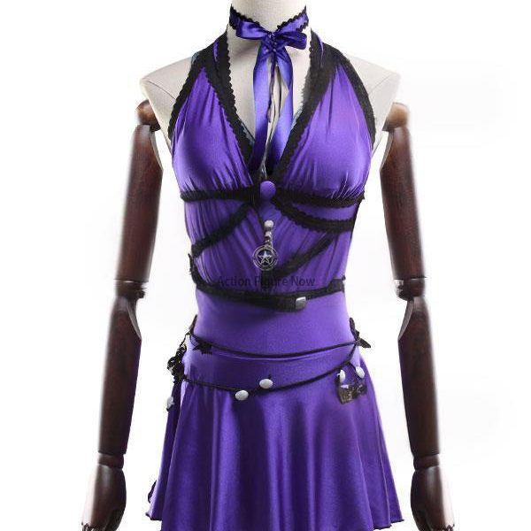 Final Fantasy VII Remake Tifa Lockhart Purple Cosplay Costume EGL1010