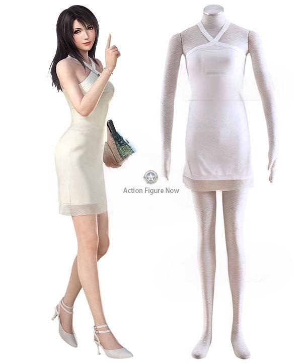 open lace back dress Final Fantasy VIII 8 Rinoa Battle Cosplay Costume Male / XL main image 0