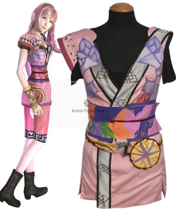 Final Fantasy XIII-2 Serah Farron Summoner's Garb Cosplay Costume Final Fantasy XIII-2 Serah Farron Summoner's Garb Cosplay Costume