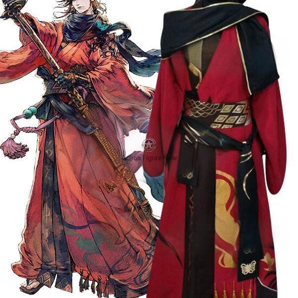 Final Fantasy XIV Shadowbringers Samurai Cosplay Costume