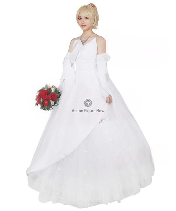 Lunafreya Nox Fleuret Wedding Dress Final Fantasy XV Cosplay Costume