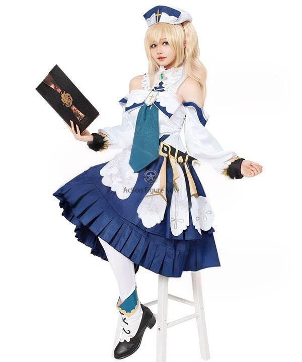Genshin Impact Barbara Halloween Cosplay Costume with Customizable Size Genshin Impact Barbara Halloween Cosplay Costume with Customizable Size