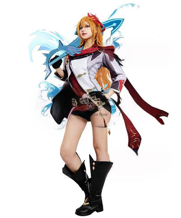 Tartaglia Female Cosplay Costume from Genshin Impact Tartaglia Female Cosplay Costume from Genshin Impact