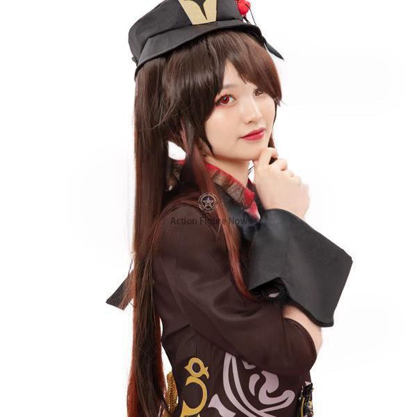 Hutao Cosplay Costume from Genshin Impact (Brown)
