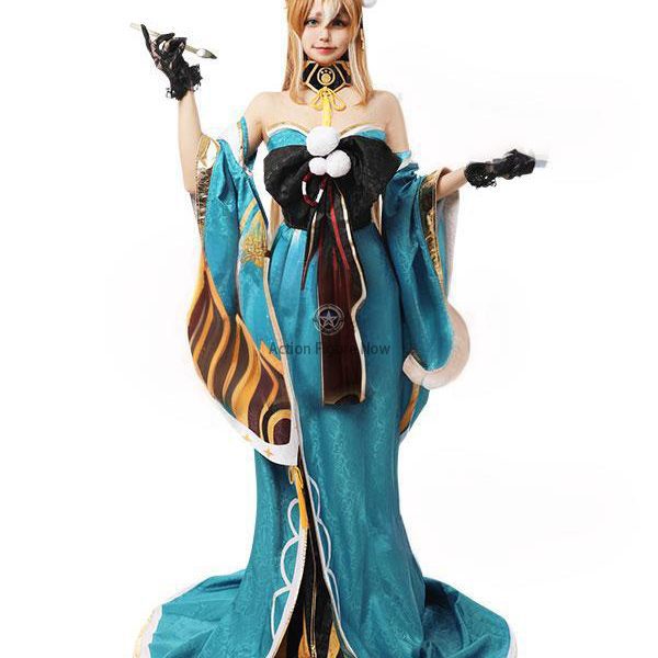 Genshin Impact Gorou Cosplay Costume for Women