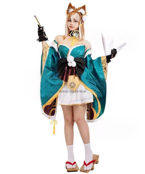 Genshin Impact Hina Gorou Female Original Dress Cosplay Genshin Impact Hina Gorou Female Original Dress Cosplay