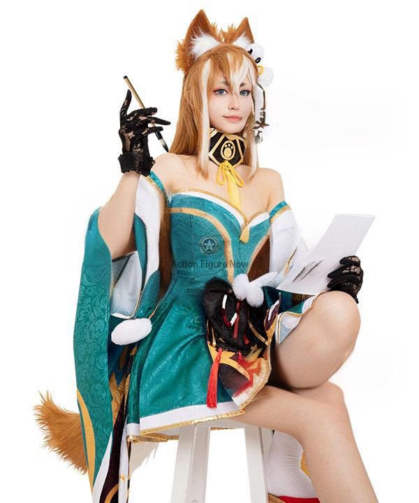 Genshin Impact Hina Gorou Female Original Dress Cosplay Genshin Impact Hina Gorou Female Original Dress Cosplay